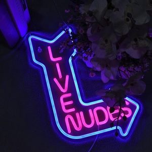 “ Live Nudes “ Led Sign
